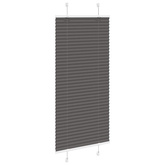 Roleta plisowana czarna 60x100 cm Szerokość tkaniny 59,4cm