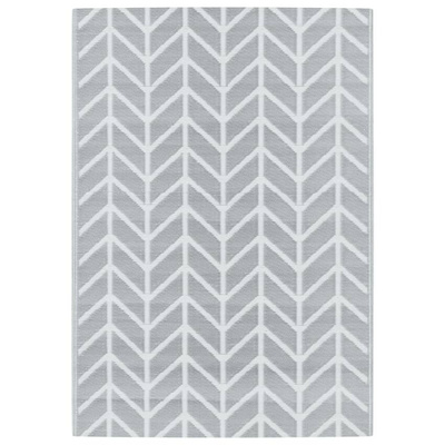 vidaXL Dywan zewnętrzny, szary, 140x200 cm, PP