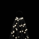 vidaXL Choinka do montażu na maszcie, 3000 zimnych białych LED, 800 cm