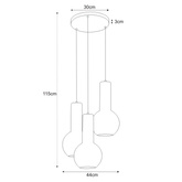 Lampa wisząca K-4522 z serii ARVI BLACK KAJA
