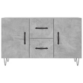 vidaXL Komoda, szarość betonu, 100x36x60 cm, materiał drewnopochodny model standard