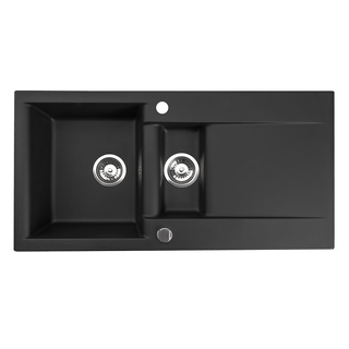 Zlewozmywak Estein 98 08 / czarny nakrapiany
