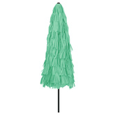 Parasol ogrodowy na stalowym słupku, zielony, 324x324x247 cm