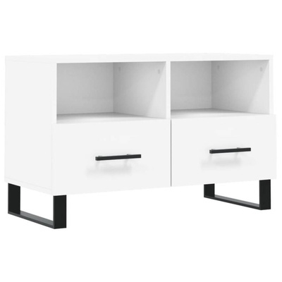 vidaXL Szafka pod TV, biała, 80x36x50 cm, materiał drewnopochodny wariant 13