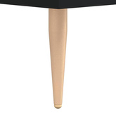 vidaXL Szafka pod TV, czarna, 150x36x30 cm, materiał drewnopochodny