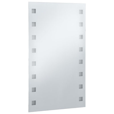 Ścienne lustro łazienkowe z LED, 60 x 100 cm vidaXL