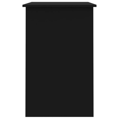 vidaXL Biurko, czarne, 100x50x76 cm, materiał drewnopochodny