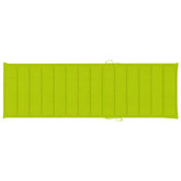 vidaXL Leżak z jasnozieloną poduszką, impregnowane drewno sosnowe