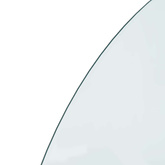 Szklana płyta kominkowa przezroczysty 1000 x 500 mm Szkło