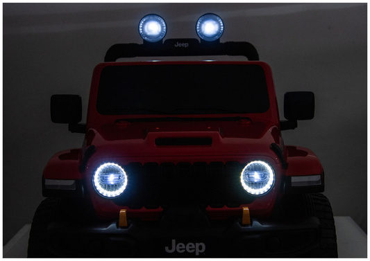 Pojazd Na Akumulator Jeep Rubicon 4x4 DK-JWR556 4x200W 24V Czerwony