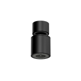 Quadron | AERATOR PERLATOR | CZARNY MAT | obrotowy z funkcją przełączenia strumienia wody na tryb prysznicowy | gwint M22 | wymiary: 4,9 x 2,8 cm