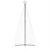 Choinka LED 570 LED Zimna biel 399 cm
