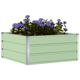 Donica Pastelowa zieleń 100 x 100 x 45 cm Stal
