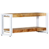 vidaXL Szafka pod TV, 90x30x40 cm, lite drewno mango
