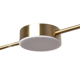 Lampa Wisząca Liniowa 75cm 18W Złota Abruzzo Gamorra