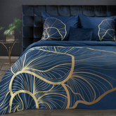 Pościel Premium ciemnoniebieska 160x200