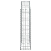 Łukowaty kosz gabionowy 150x30x120/140 cm, galwanizowane żelazo