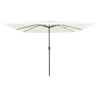 Parasolka ogrodowa piaskowy 295 x 295 x 245 cm Poliester i Stal