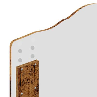 Ramka łóżka Stare drewno 100 x 200 cm Drewno inżynieryjne