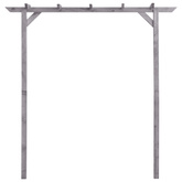 Pergola ogrodowa, szara, 200x40x205 cm, impregnowana sosna