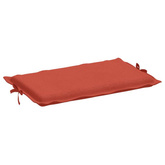vidaXL Poduszka na leżak, czerwony melanż, 186x58x3 cm, tkanina