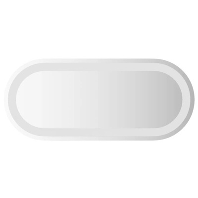 vidaXL Lustro łazienkowe z LED, 60x25 cm, owalne