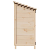 Shed ogrodowy naturalny 59,5 x 56 x 113,5 cm Drewno Świerkowe
