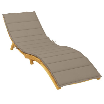 vidaXL Poduszka na leżak, taupe, 200x60x3 cm, tkanina Oxford