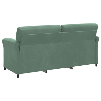 Sofa 3-osobowa Zielony morski 198 x 83 x 95 cm Welur