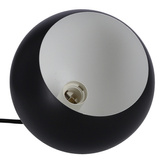Lampa wisząca czarna E27 metal / drewno Flen Ledea 50101263