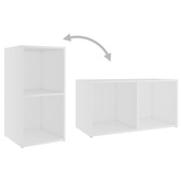 vidaXL Szafka pod TV, biała, 72x35x36,5 cm, materiał drewnopochodny