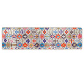 vidaXL Dywan z możliwością prania, kolorowy, 80x300 cm, antypoślizgowy model standard