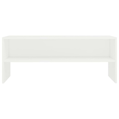 vidaXL Szafka pod TV, biała, 100x40x40 cm, materiał drewnopochodny