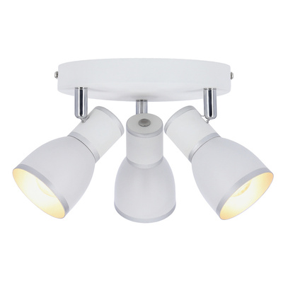 Lampa sufitowa candellux fido 98-63397 plafon e14 biały+chrom
