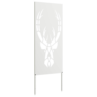 Ekran zapewniający prywatność w ogrodzie Biały 50 x 140 cm