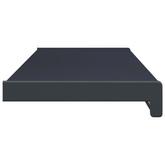 Parapet okienny Antracytowy z rysunkiem drewna PVC