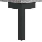 vidaXL Biurko, szary dąb sonoma, 140x50x75 cm, materiał drewnopochodny