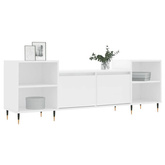 vidaXL Szafka pod TV, biała, 80x36x50 cm, materiał drewnopochodny wariant 14