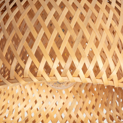 Plafon Boho z Bambusa ?30cm Abruzzo Mia E27