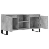 vidaXL Szafka pod TV, szarość betonu, 104x35x50 cm