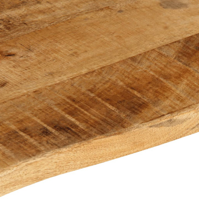 Blat stołu, 100x60x3,8 cm, naturalna krawędź, drewno mango