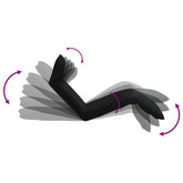 vidaXL Składany leżak obity tkaniną Oxford, czarny