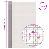 Siatka ekranowa 120 x 1000 cm 6 Mesh Stal nierdzewna 201