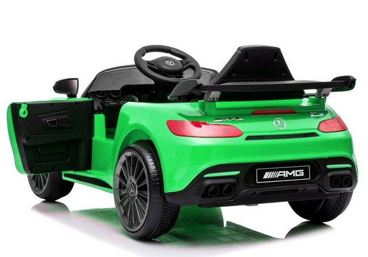 Auto na akumulator Mercedes AMG GT R Pilot Światła LED MP3  Zielony