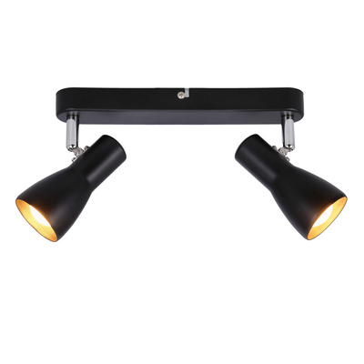 Lampa ścienna sufitowa listwa czarna 2x40W Picardo 92-50717
