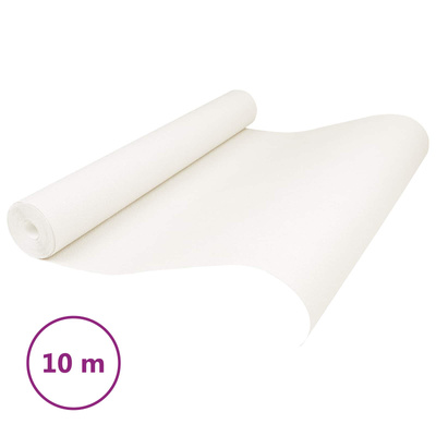 Tapeta 3D Solid kremowobiały 10 x 0,53 m Tkanina nienałożona