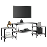 vidaXL Szafka pod TV, szary dąb sonoma, 157x35x52 cm