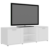 vidaXL Szafka pod TV, biała, 120x34x37 cm, materiał drewnopochodny
