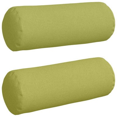 Poduszki Wałkowe 2 pcs Jasnozielony ? 25 x 70 cm tkanina