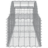 Kosze gabionowe, 20 szt, 200x50x40/60 cm, galwanizowane żelazo